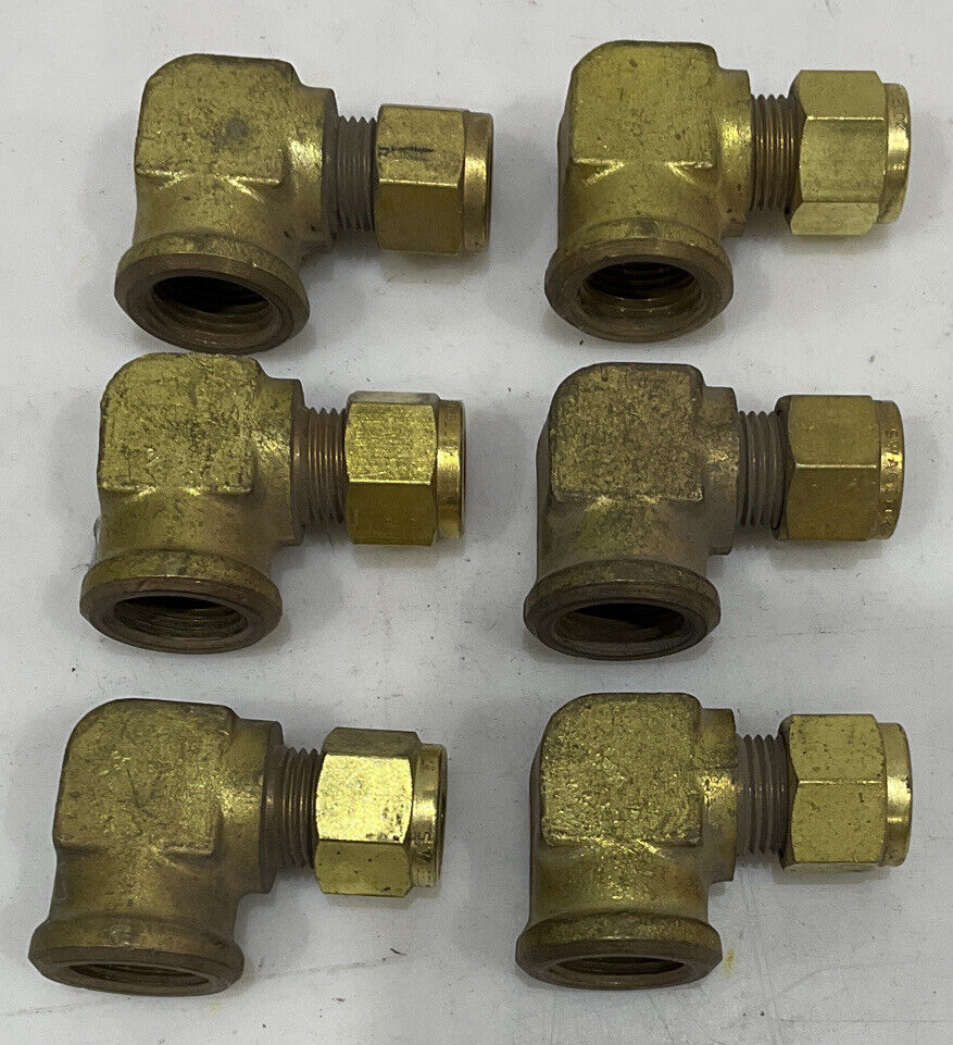 SWAGELOK B-600-8-8 FEMALE ELBOW LOT OF 6 476