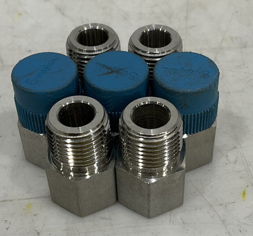 SWAGELOK SS-6-A-RT ADAPTER LOT OF 7 476