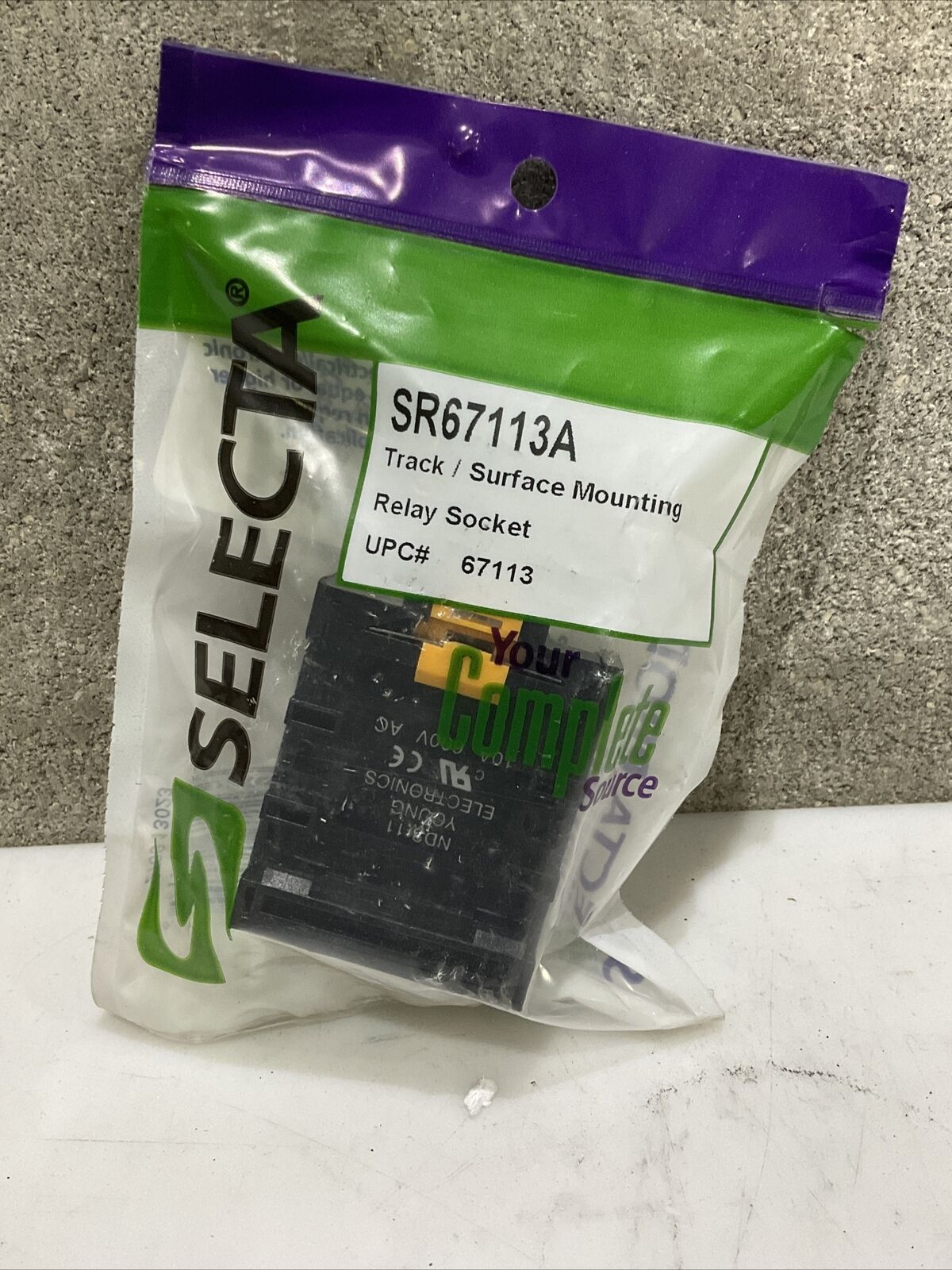 SELECTA SR67113A RELAY SOCKET 11PIN 10A 300V LOT OF 8 373