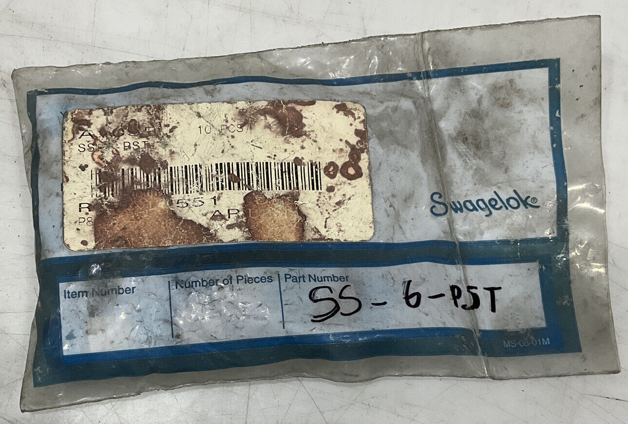 SWAGELOK SS-6-PST HEX PLUG LOT OF 10 476
