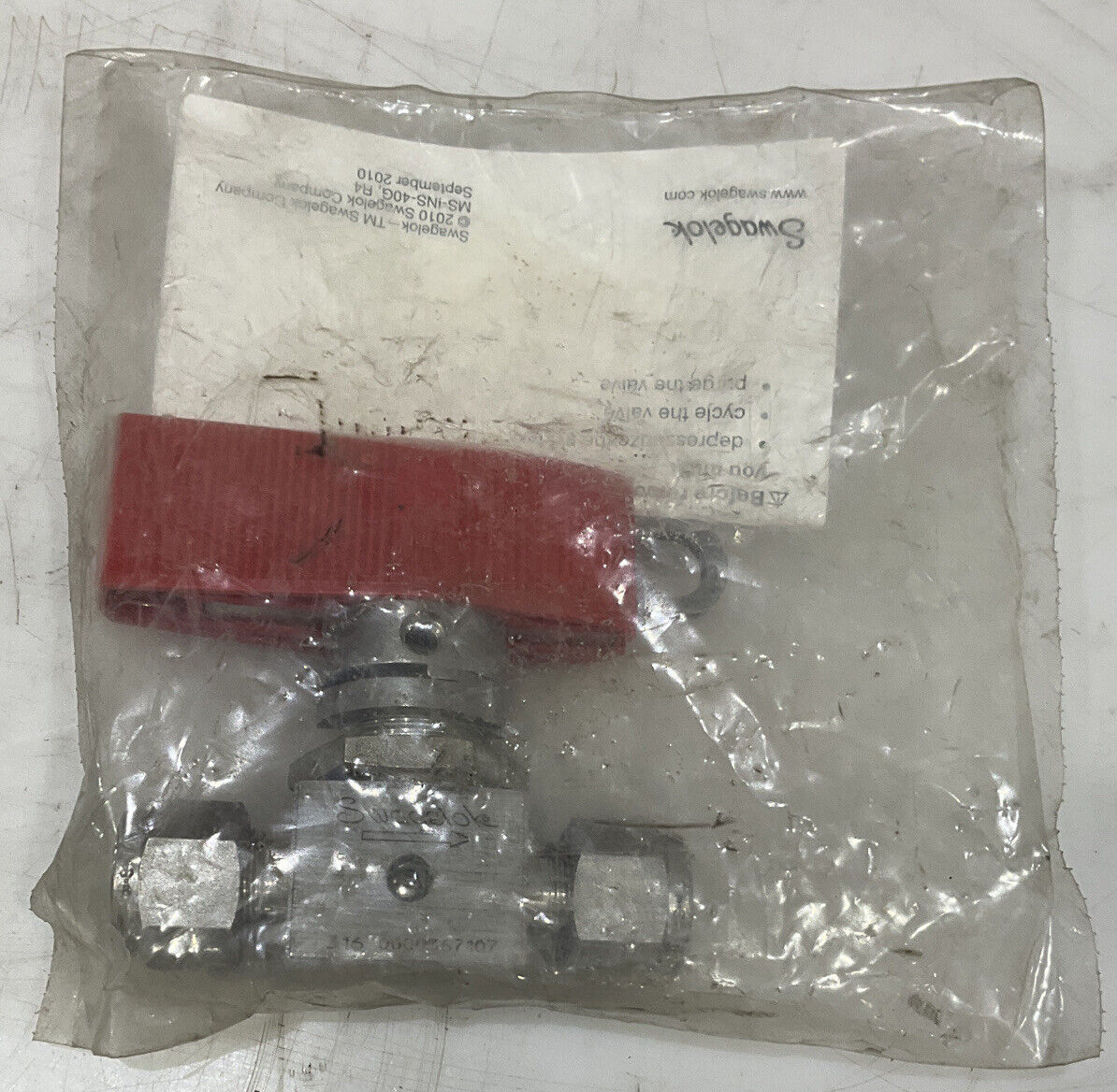 SWAGELOK SS-43GVS6-LL-RD BALL VALVE 476
