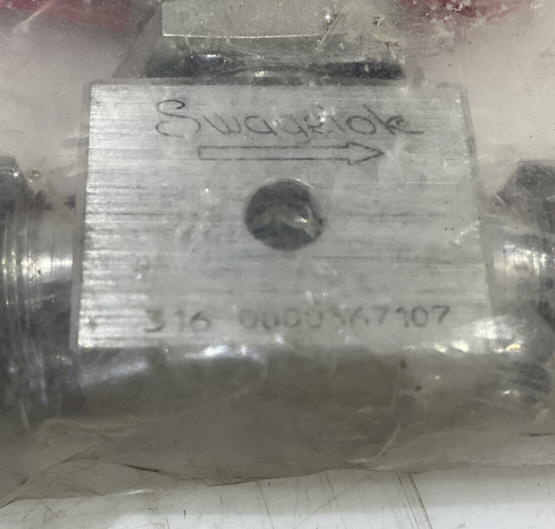SWAGELOK SS-43GVS6-LL-RD BALL VALVE 476