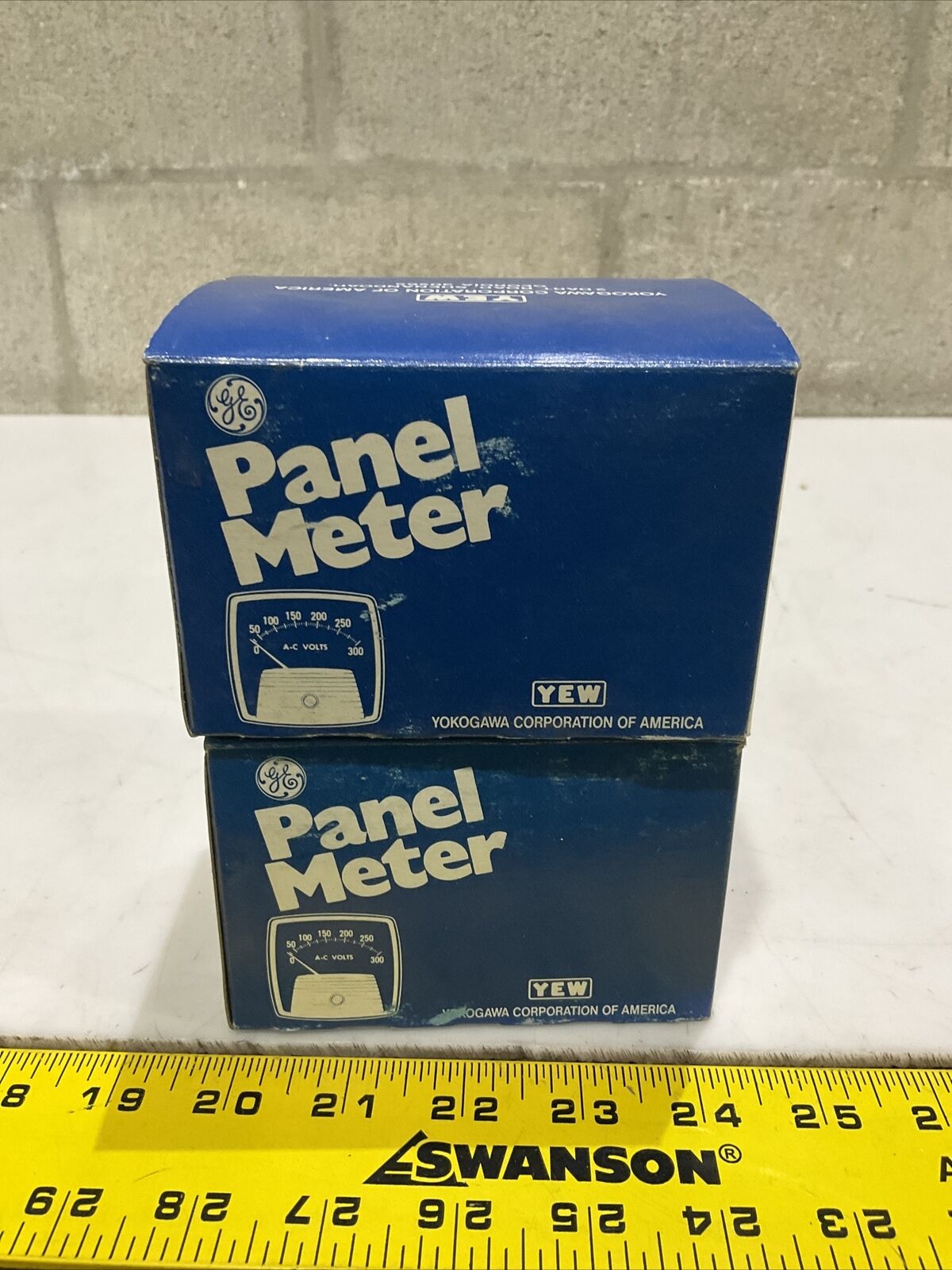 GE 754300KWKW 254329ECZZ PANEL AMMETER 0-5DCMA 0-800MA LOT OF 2 373