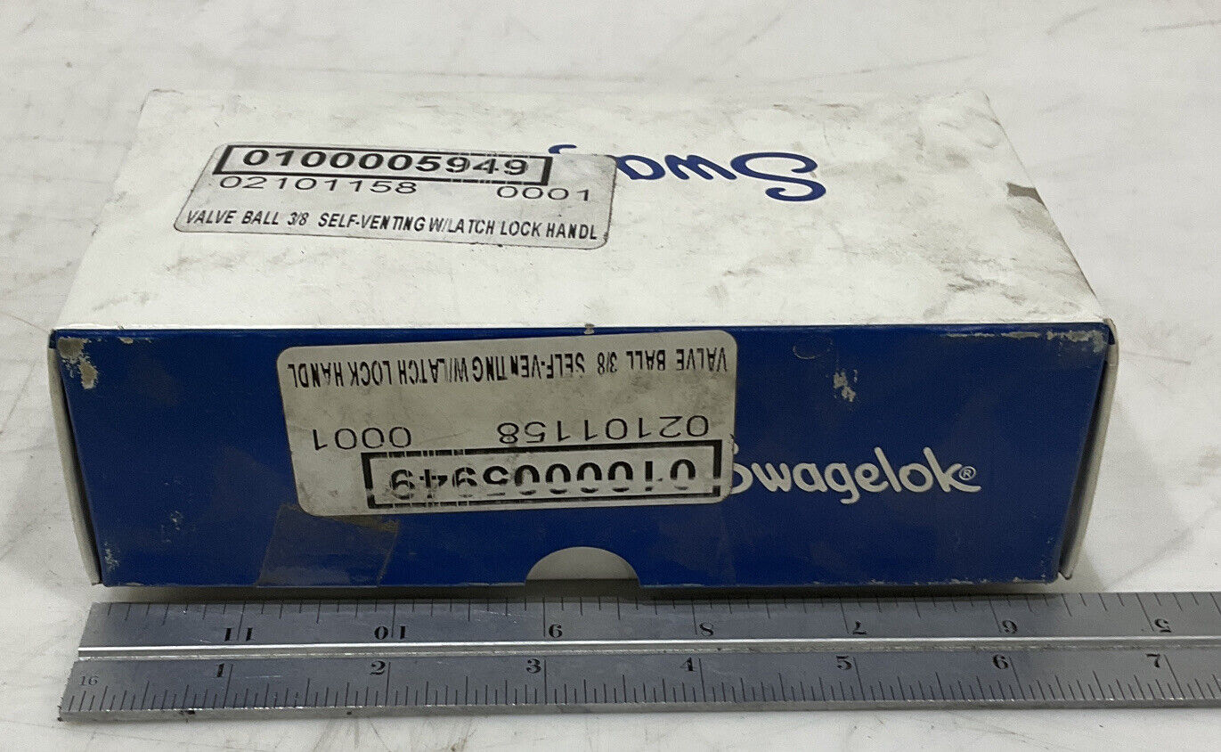 SWAGELOK SS-43GVS6-LL-RD BALL VALVE LOT OF 2 476