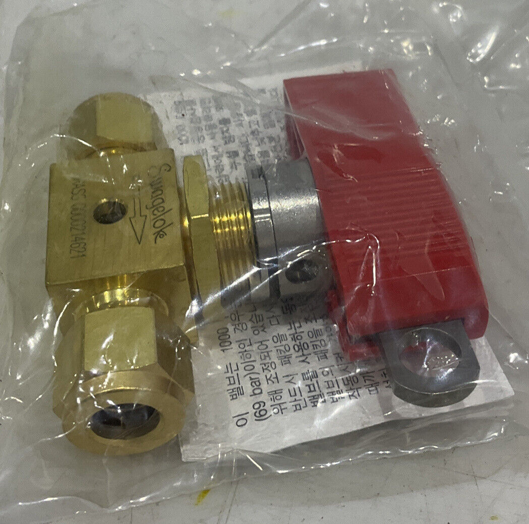 SWAGELOK B-43VS6-LL-RD BALL VALVE 0000214621 476