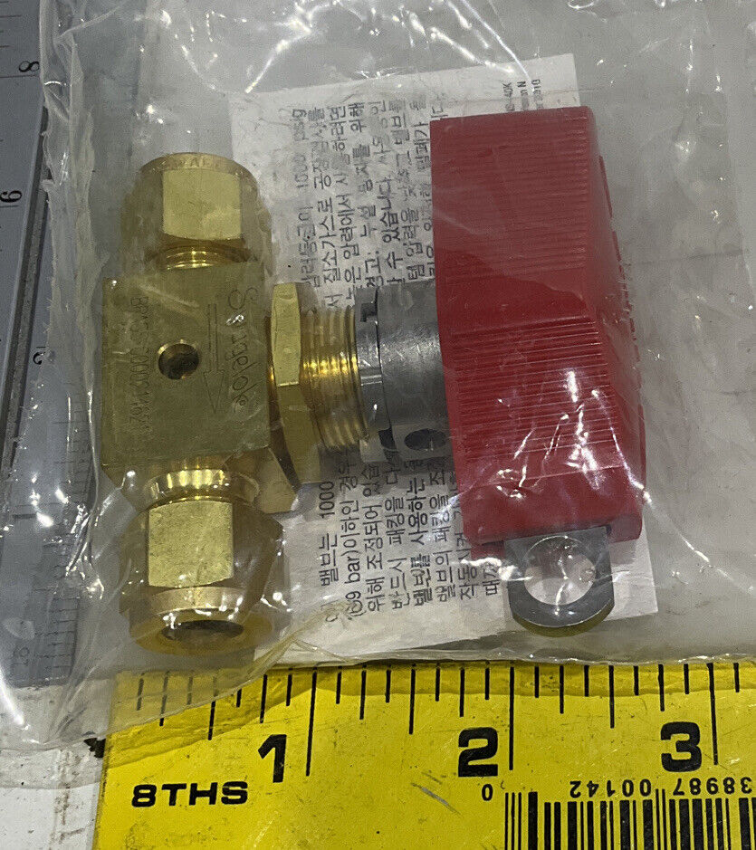 SWAGELOK B-43VS6-LL-RD BALL VALVE 0000214621 476