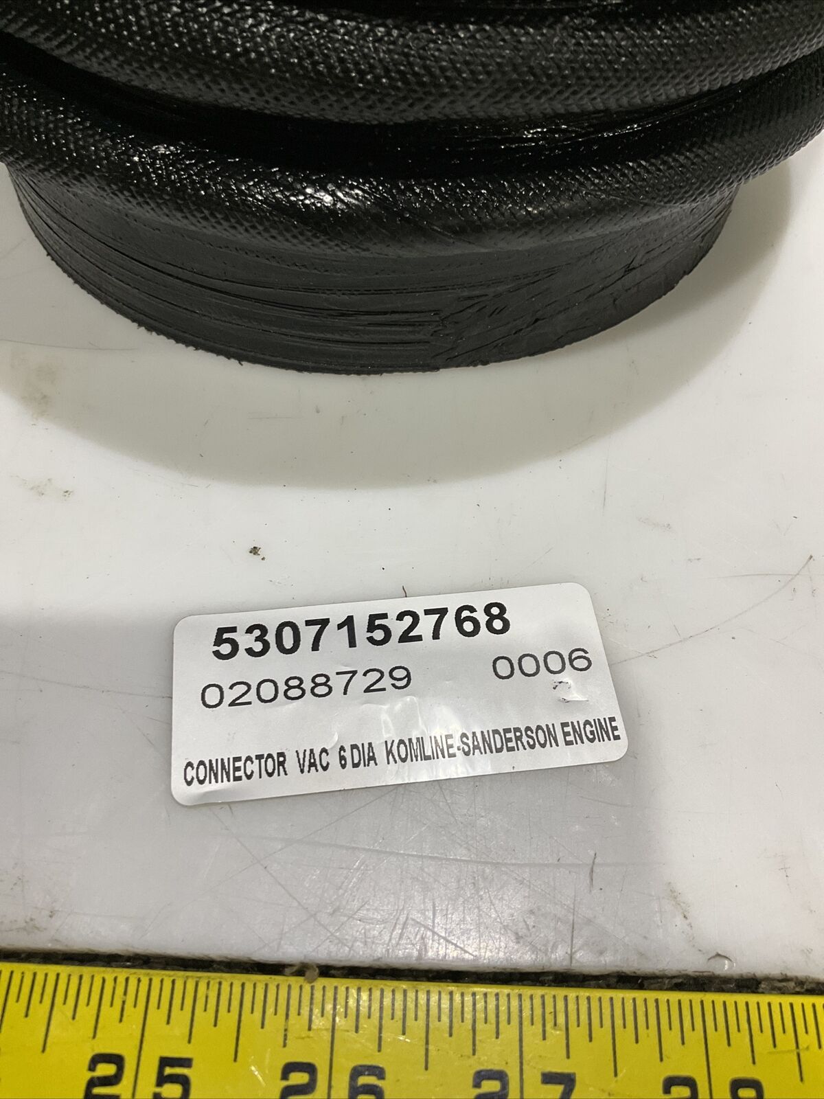 KOMLINE-SANDERSON 29R0422 VACUUM CONNECTOR 6” LOT OF 2 373