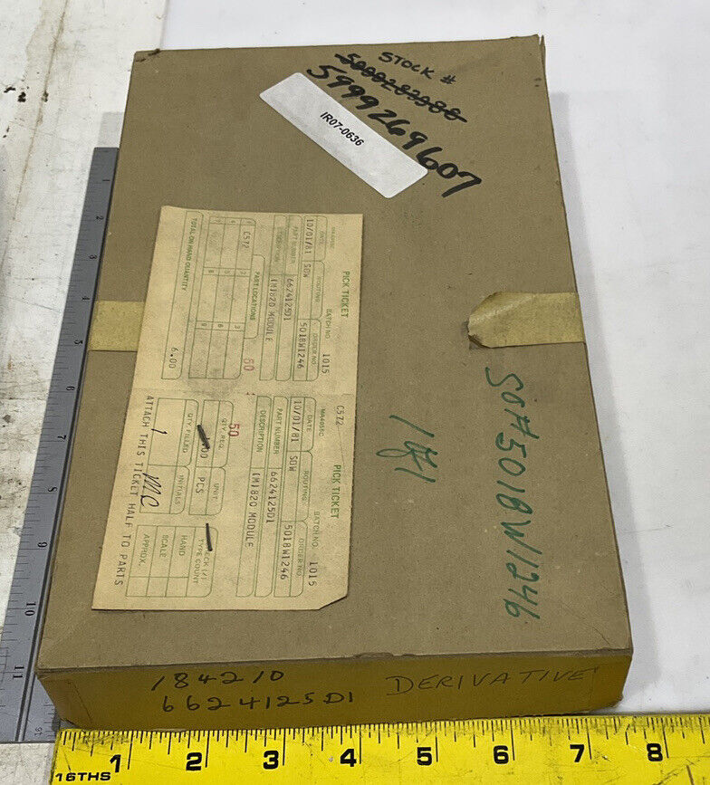 BAILEY 662412501 DERIVATIVE 820 MODULE 373