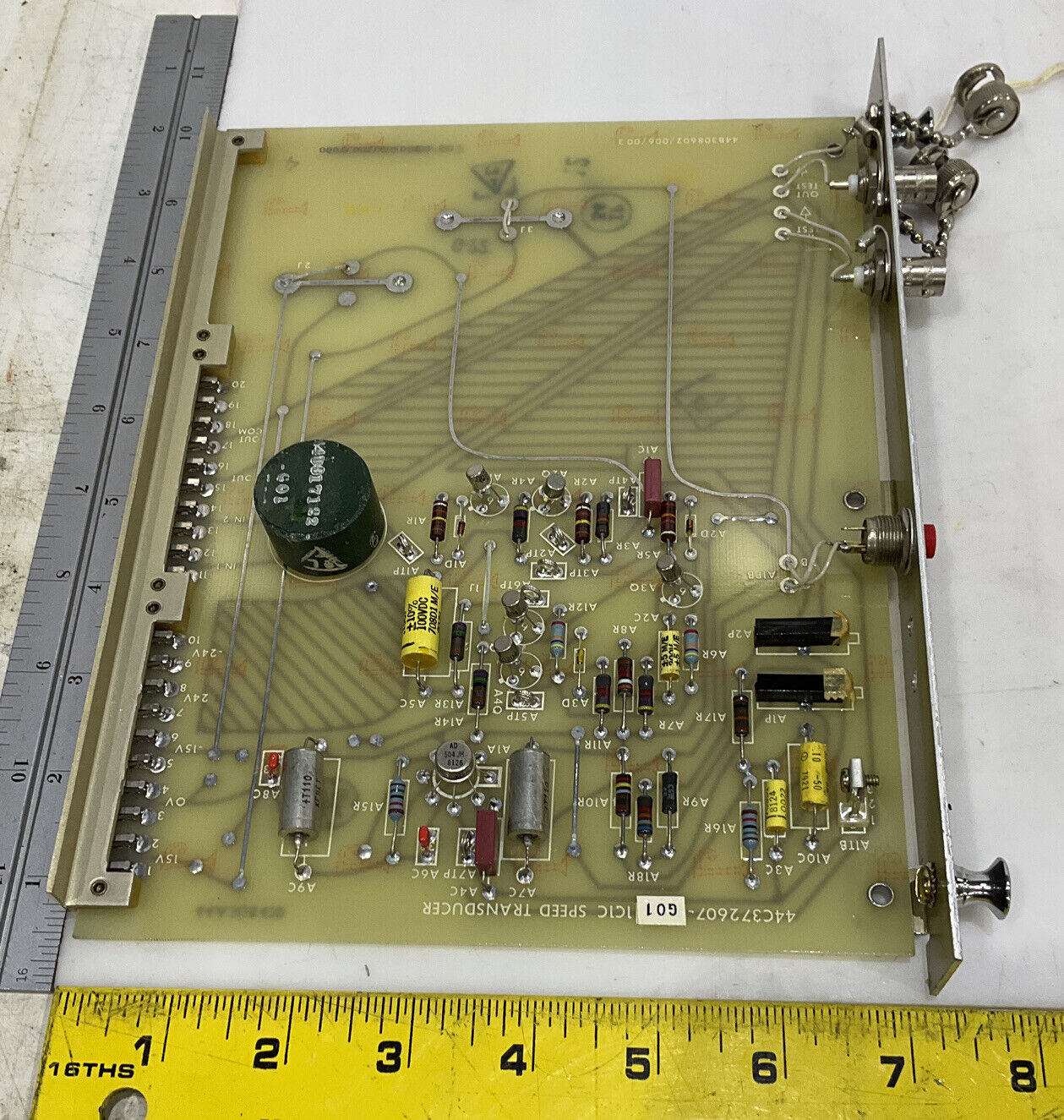 GENERAL ELECTRIC 44C372607-G01 1C1C SPEED TRANSDUCER 373