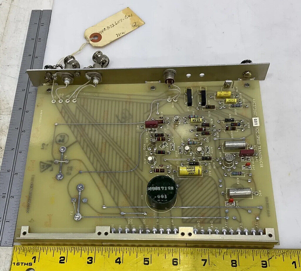 GENERAL ELECTRIC 44C372607-G01 1C1C SPEED TRANSDUCER 373
