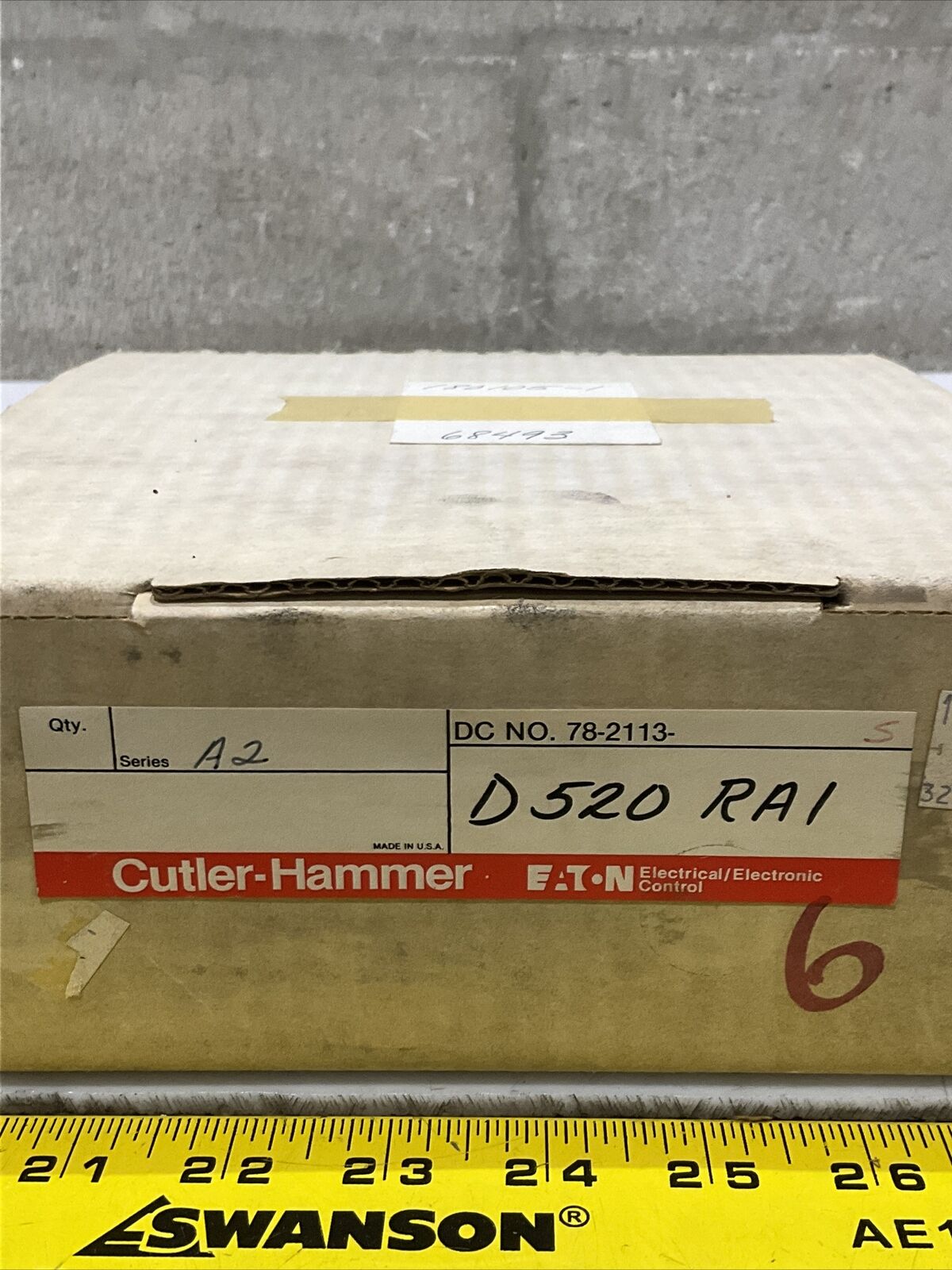 CUTLER-HAMMER D520RA1 ANALOG IMPUT MODULE A2 SERIES 1-5 VDC 373