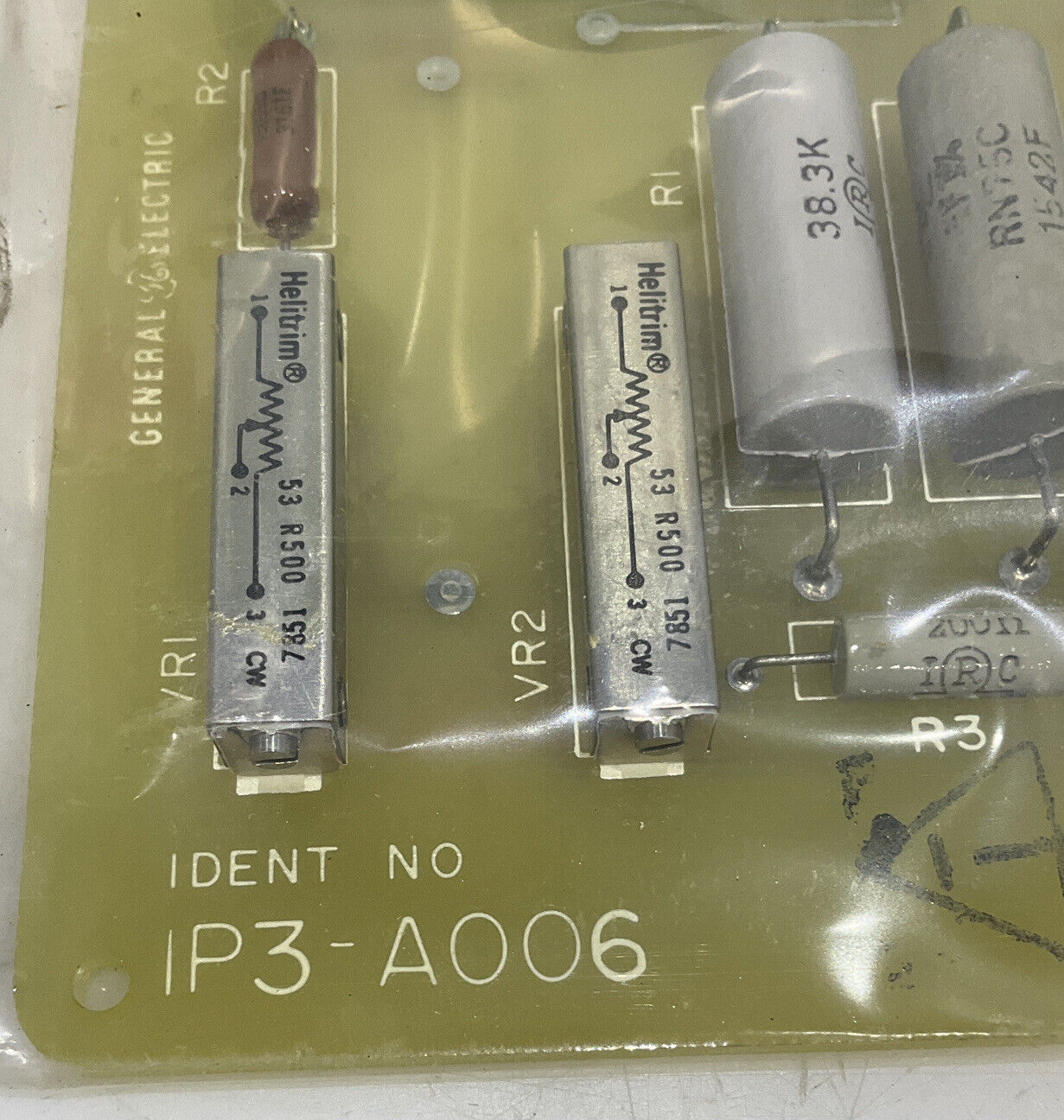 GENERAL ELECTRIC 1 P3-A006 133D6379G1 HIGH V METER DRVR 373
