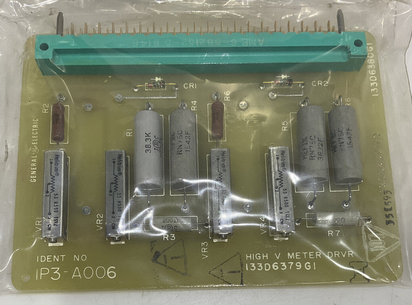 GENERAL ELECTRIC 1 P3-A006 133D6379G1 HIGH V METER DRVR 373