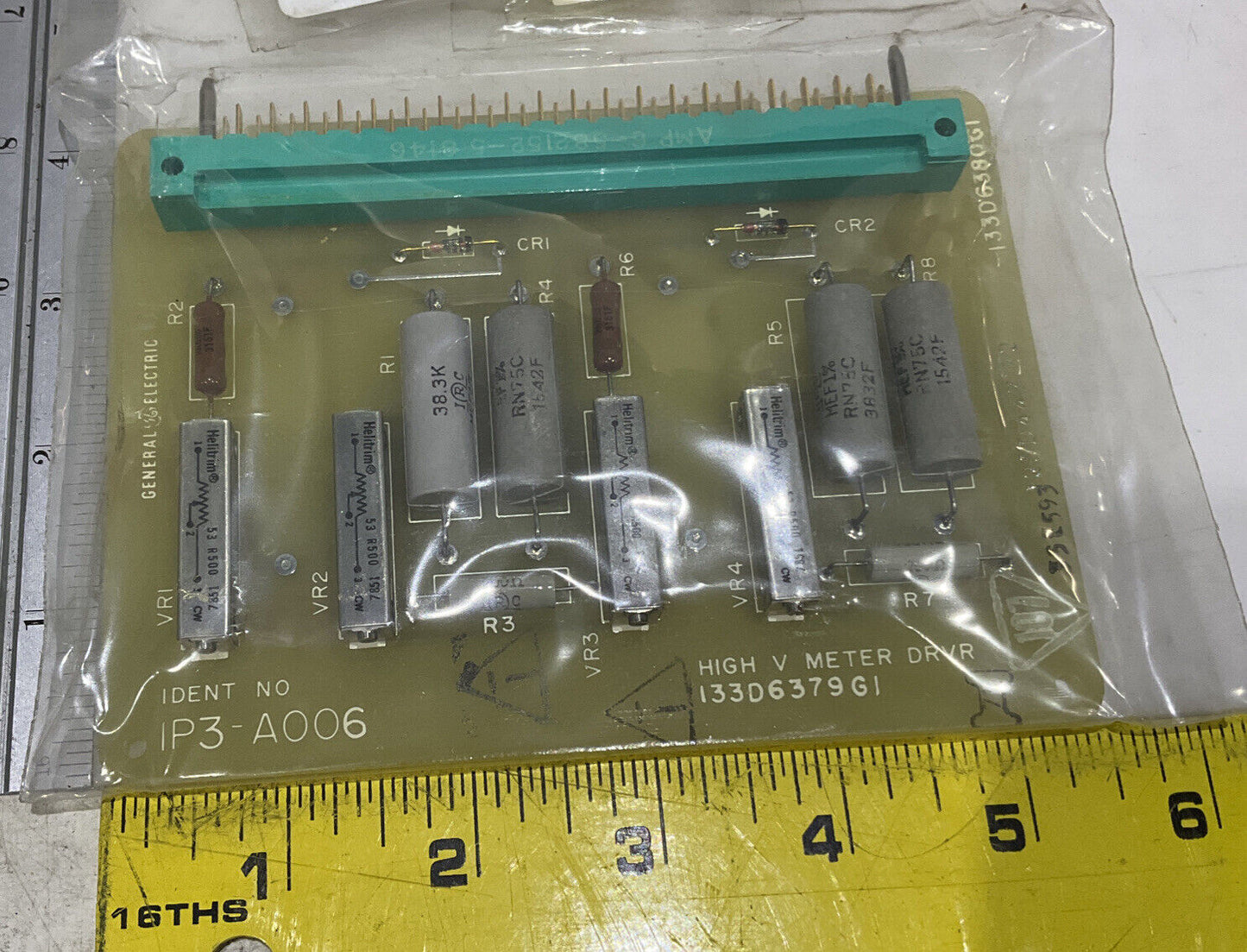 GENERAL ELECTRIC 1 P3-A006 133D6379G1 HIGH V METER DRVR 373