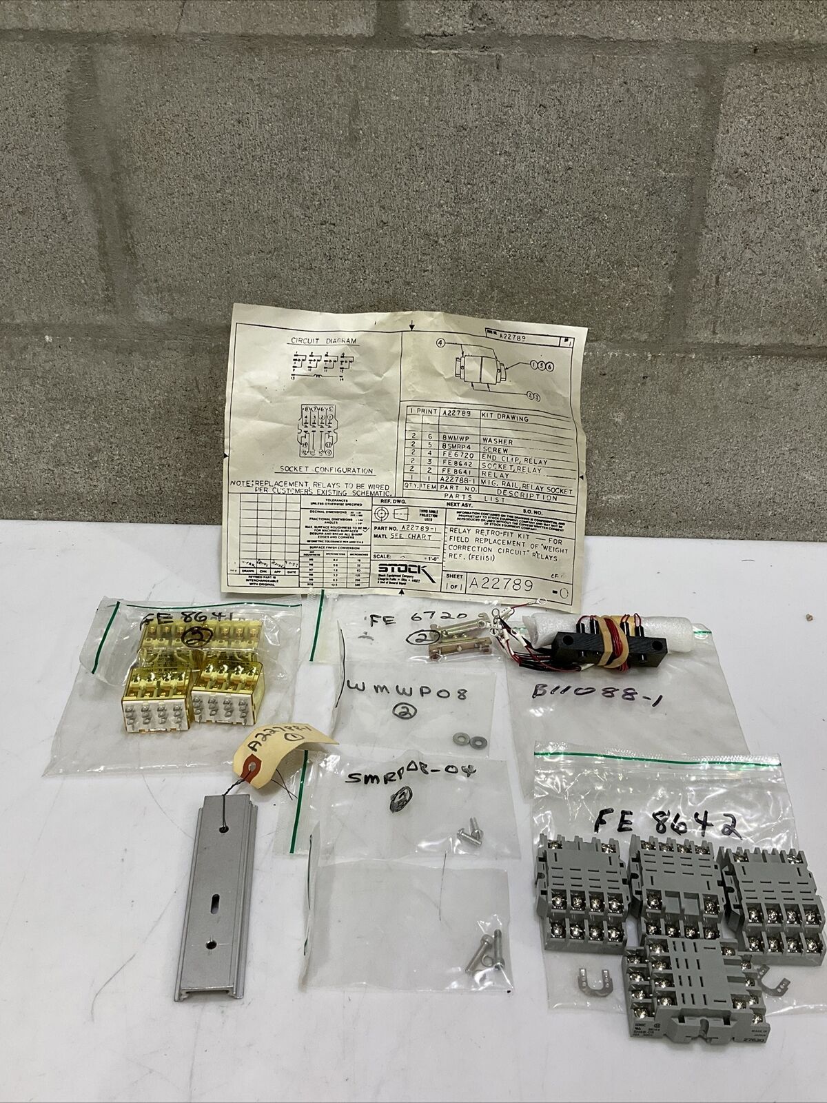 STOCK A22789-0 RELAY RETRO-FIT KIT 373