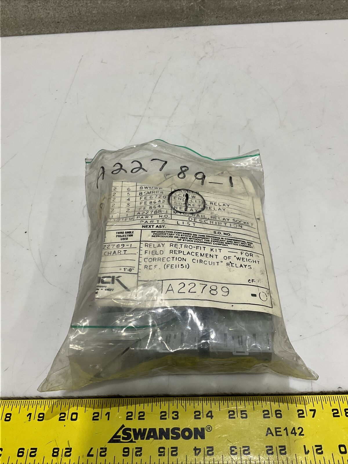 STOCK A22789-0 RELAY RETRO-FIT KIT 373
