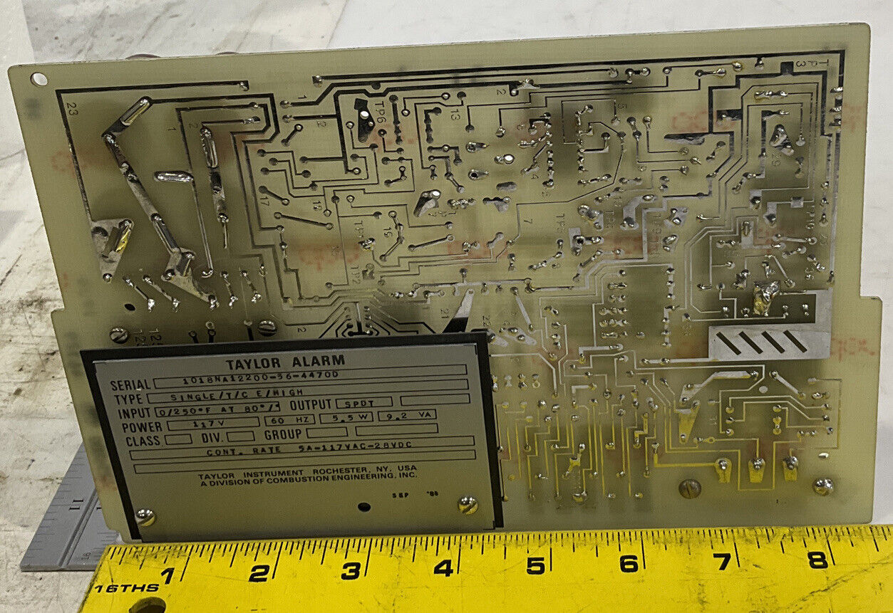 TAYLOR 1019N MODEL E ELECTRONIC ALARM 373
