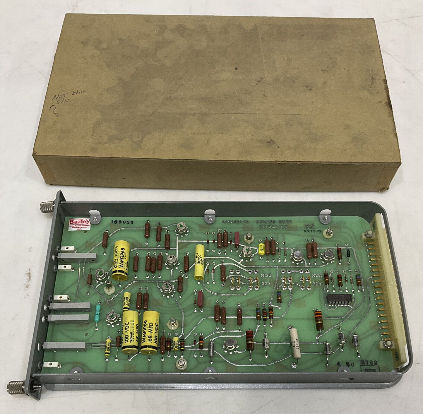 BAILEY 6624501 D1 SQUARE ROOT EXTRACTOR 373