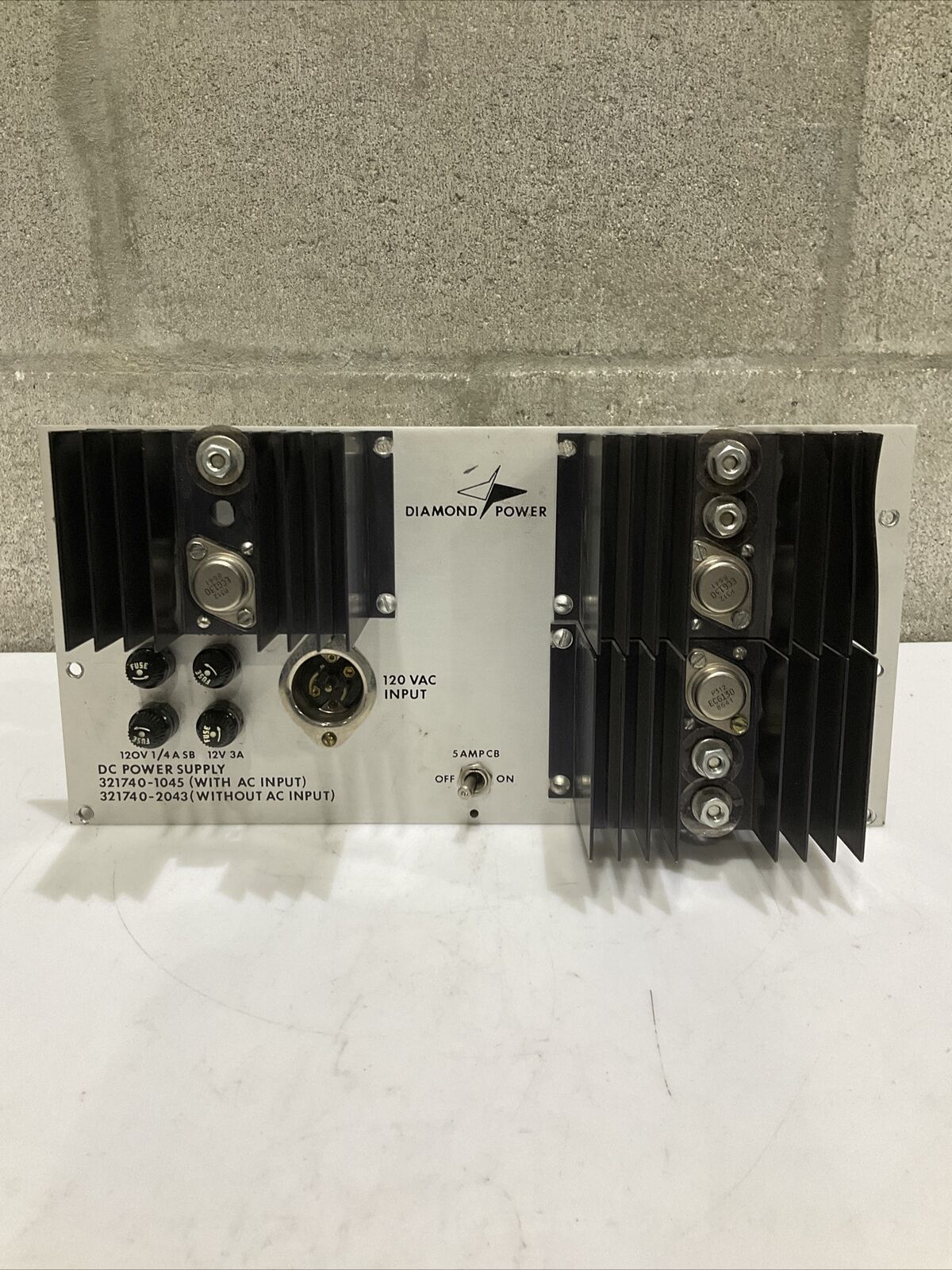 DIAMOND POWER 321740-1045 AC DC POWERSUPPLY 373