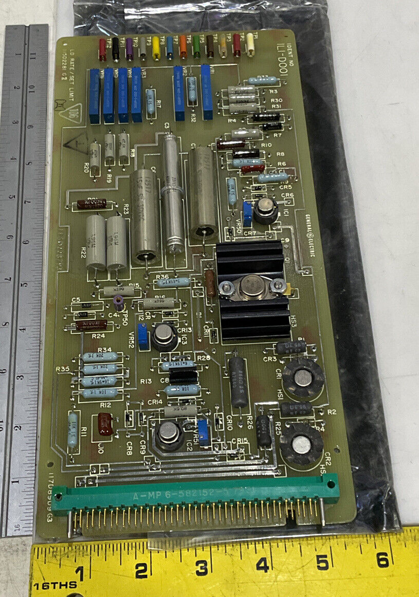 GENERAL ELECTRIC 1L1-D001 LD RATE / SET LIMIT 115D2281G2 373