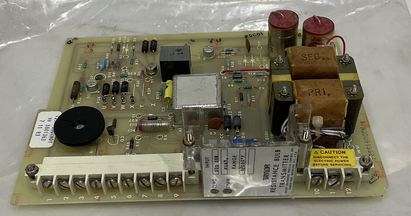 TAYLOR 1023TMODEL A THERMOCOUPLE-TO-CURRENT TANSMITTER 476