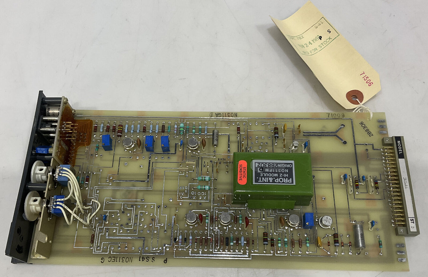 FOXBORO 2AX+A4 CONTROL CARD 373