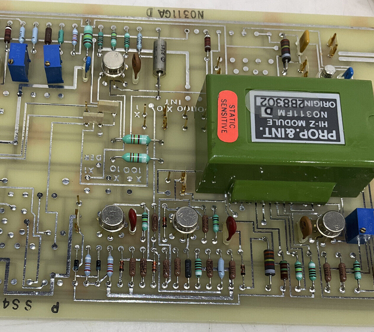 FOXBORO 2AX+A4 CONTROL CARD 373