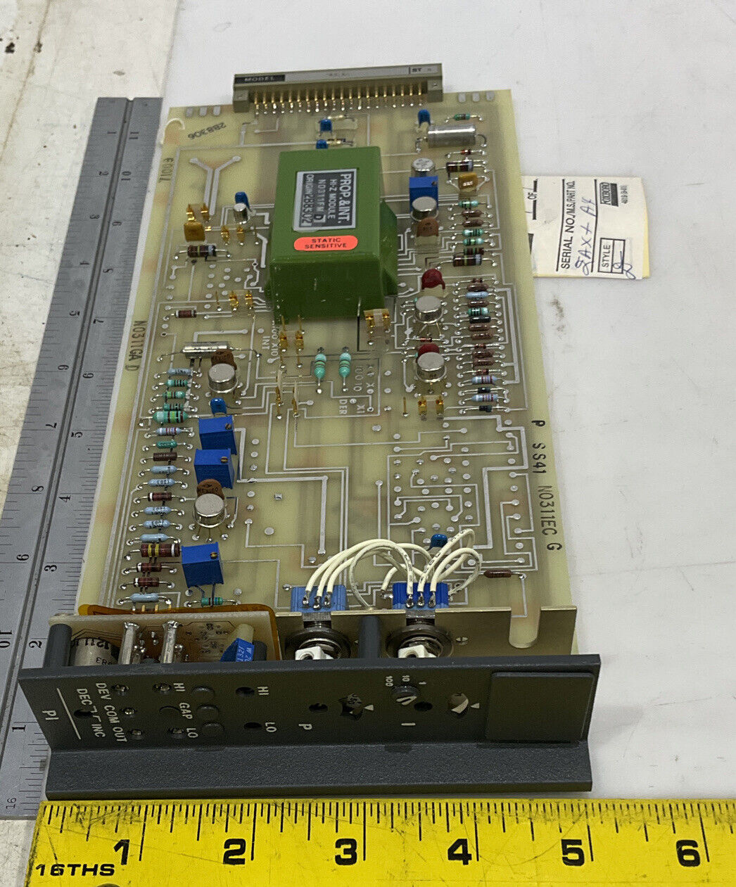 FOXBORO 2AX+A4 CONTROL CARD 373
