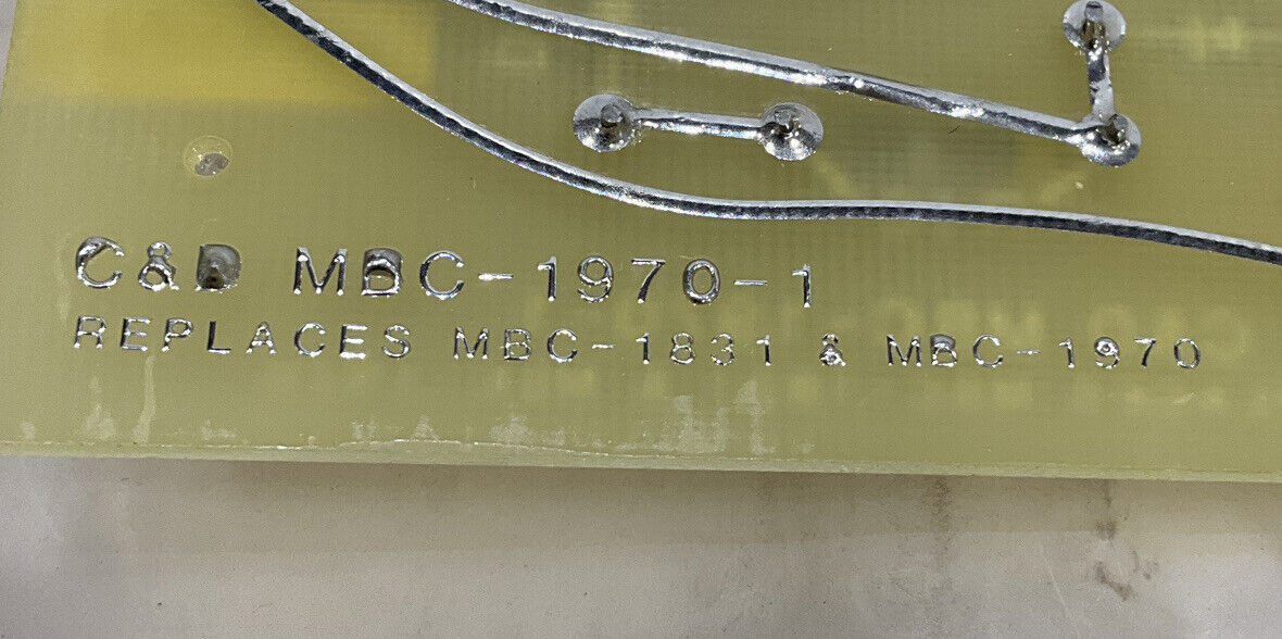 C&D BATTERIES MBC-1970-1 CURRENT LIMIT ADJ 373