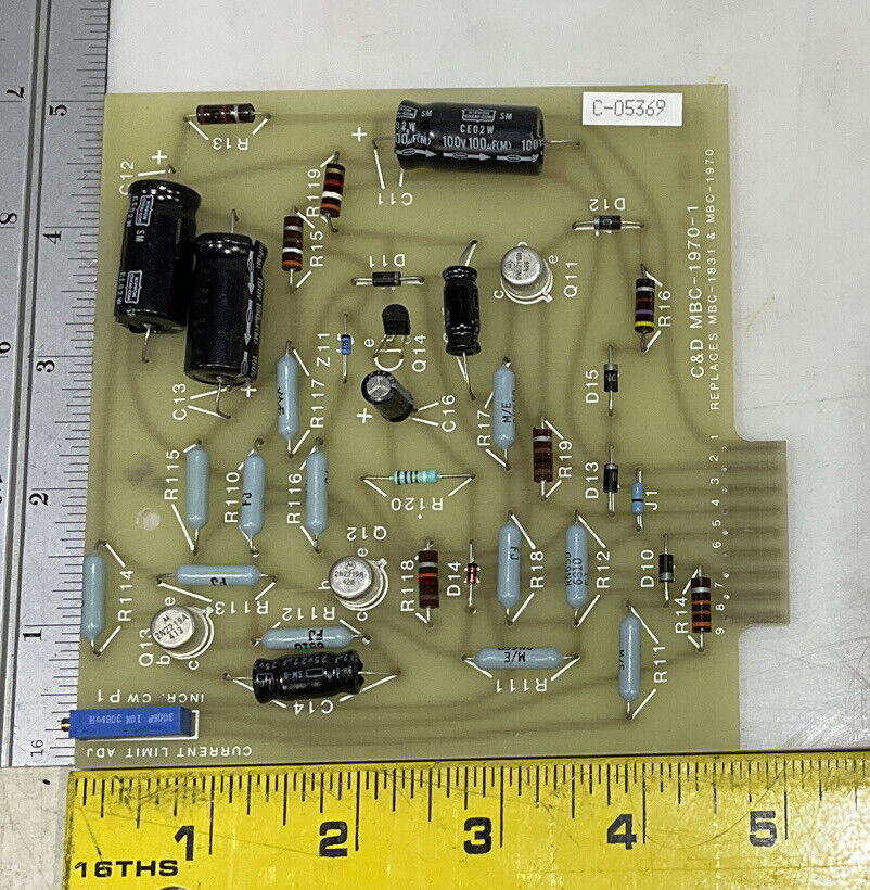 C&D BATTERIES MBC-1970-1 CURRENT LIMIT ADJ 373