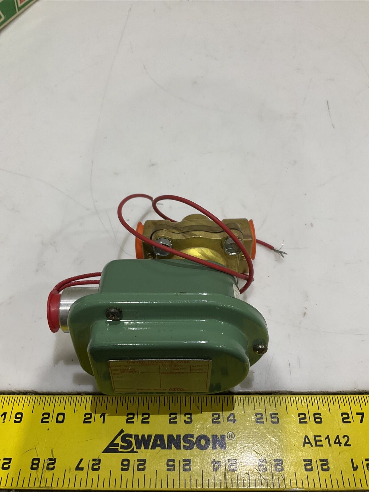 ASCO SK-1955-52 SOLENIOD VALVE 2-WAY 120 VOLTS 11 WATTS 100 PSI 373