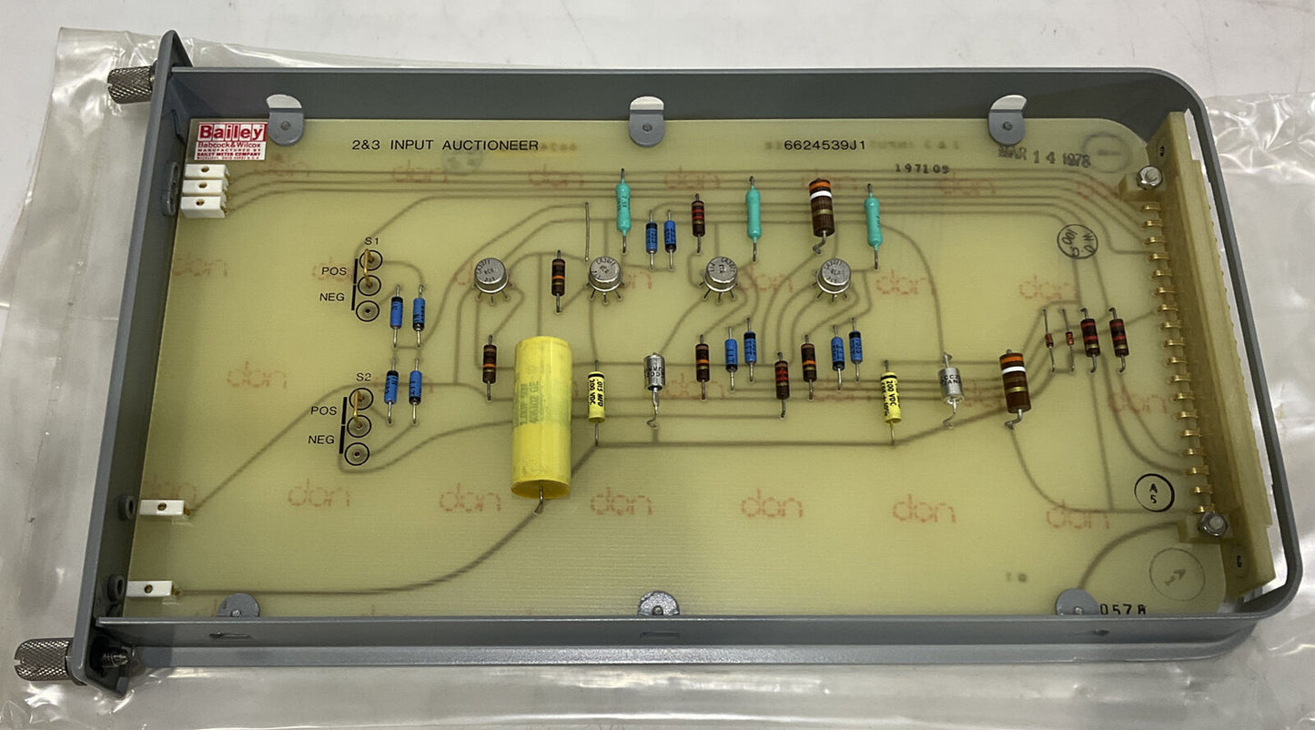 BAILEY 6624539 J1 2&3 INPUT AUCTIONEER 373