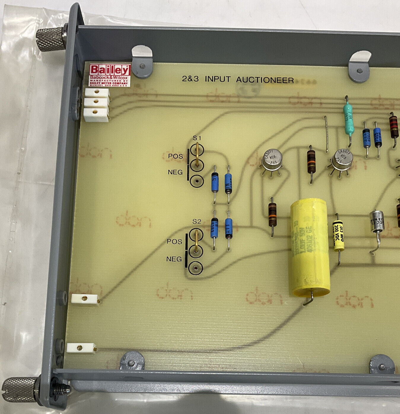 BAILEY 6624539 J1 2&3 INPUT AUCTIONEER 373