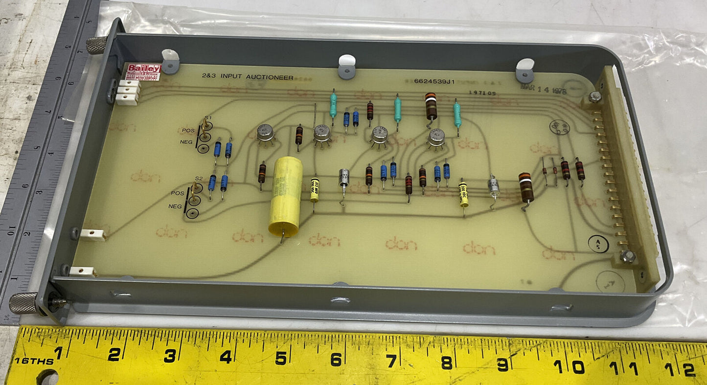 BAILEY 6624539 J1 2&3 INPUT AUCTIONEER 373
