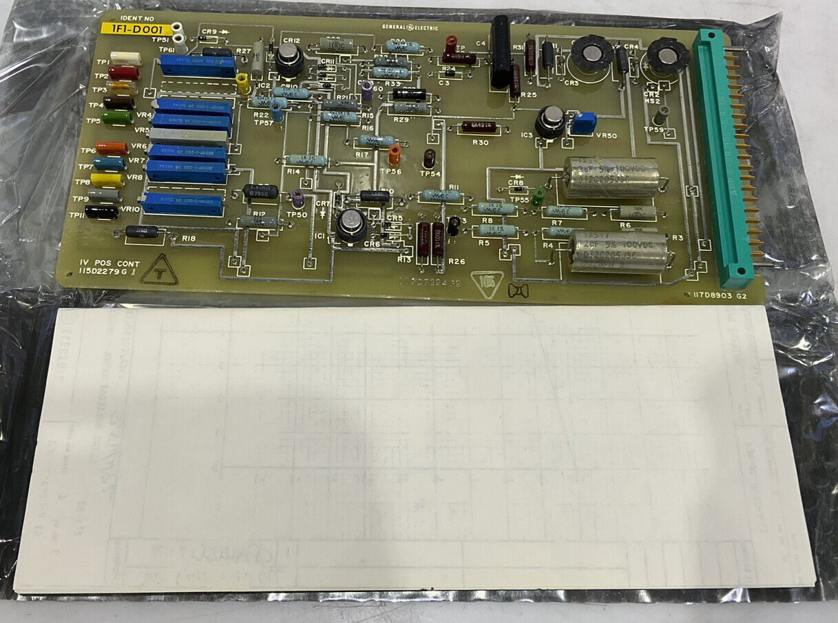 GENERAL ELECTRIC 1F1-D001 115D2279G1 IV POS CONT 373