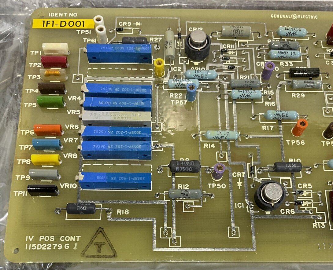 GENERAL ELECTRIC 1F1-D001 115D2279G1 IV POS CONT 373