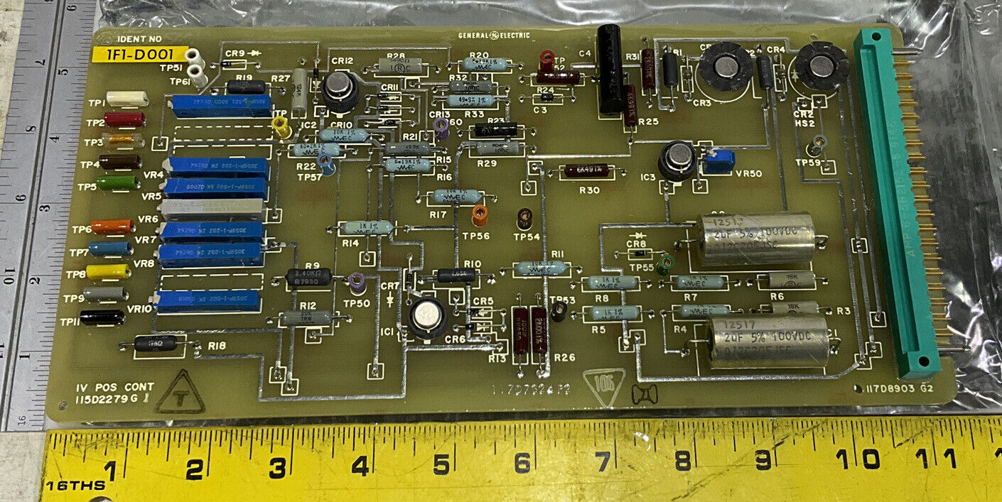 GENERAL ELECTRIC 1F1-D001 115D2279G1 IV POS CONT 373