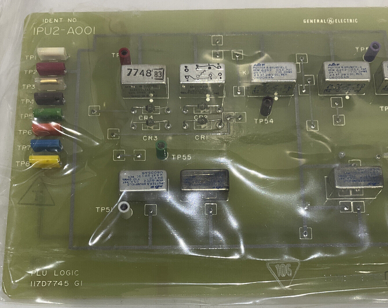 GENERAL ELECTRIC 1PU2-A001 117D7745G1 PLU LOGIC 373