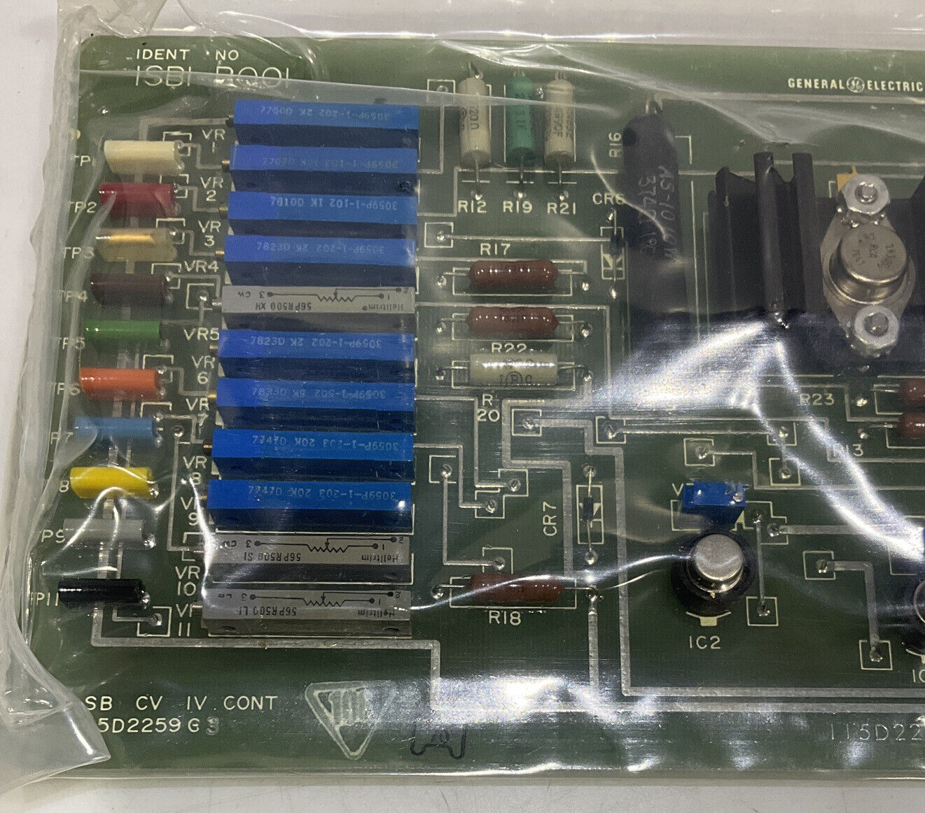 GENERAL ELECTRIC 1SB1-B001 115D2259G3 SB CV IV CONT 373