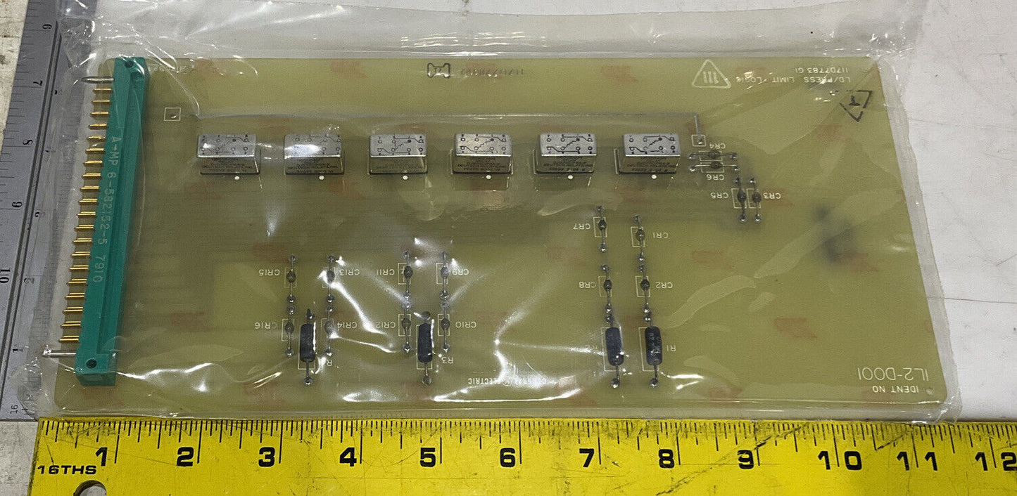 GENERAL ELECTRIC 1L2-D001 117D7783G1 LD/PRESS LIMIT LOGIC 373