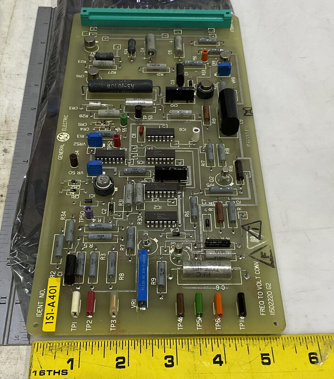 GENERAL ELECTRIC 1S1-A401 115D2220 G2 FREQ TO VOLT CONV 373