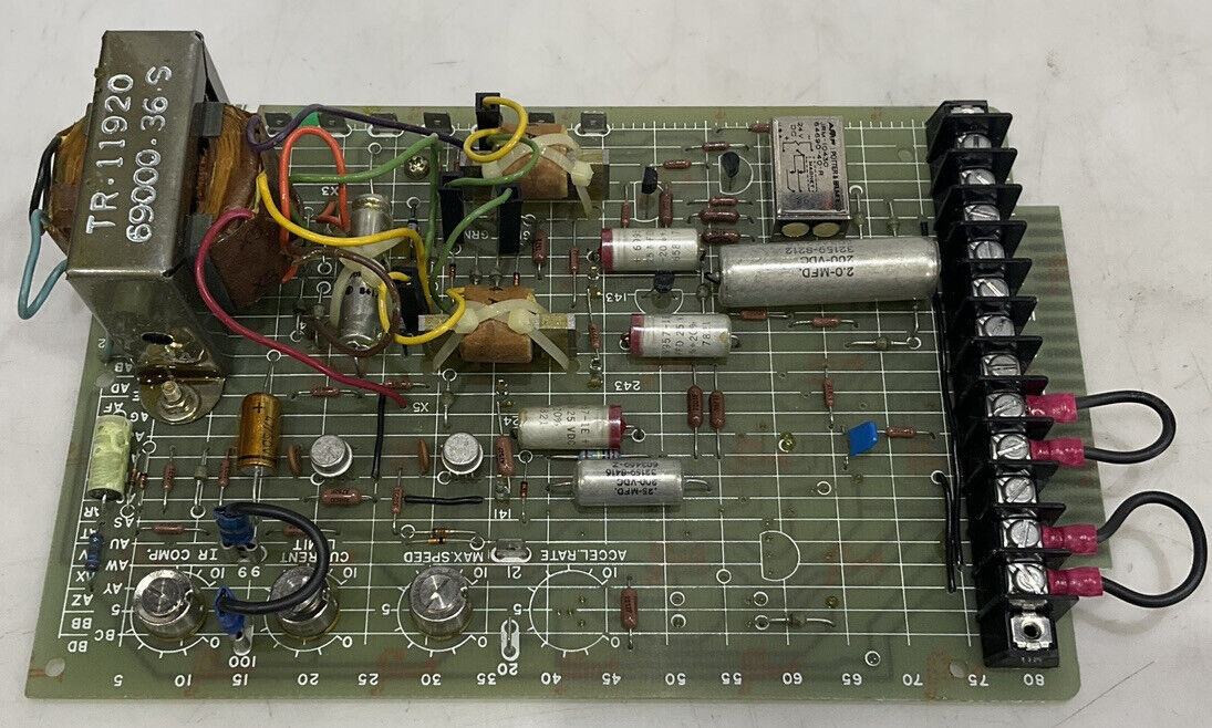 RELIANCE ELECTRIC 0-51381-13 PRINTED CIRCUIT CONTROLLER CARD 39C 373