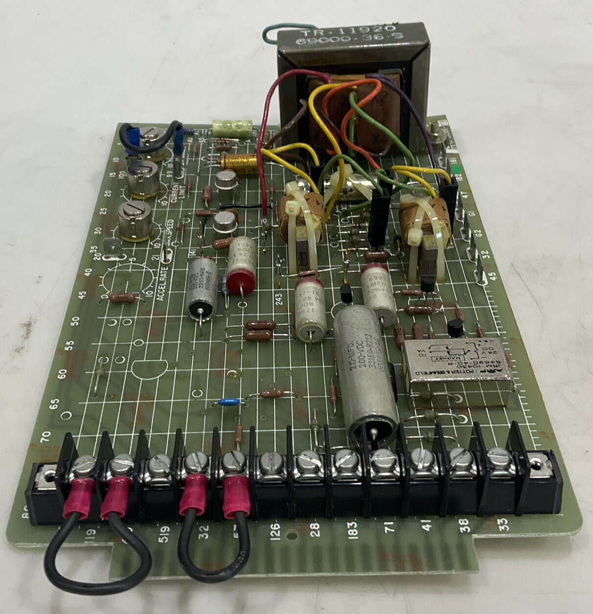 RELIANCE ELECTRIC 0-51381-13 PRINTED CIRCUIT CONTROLLER CARD 39C 373