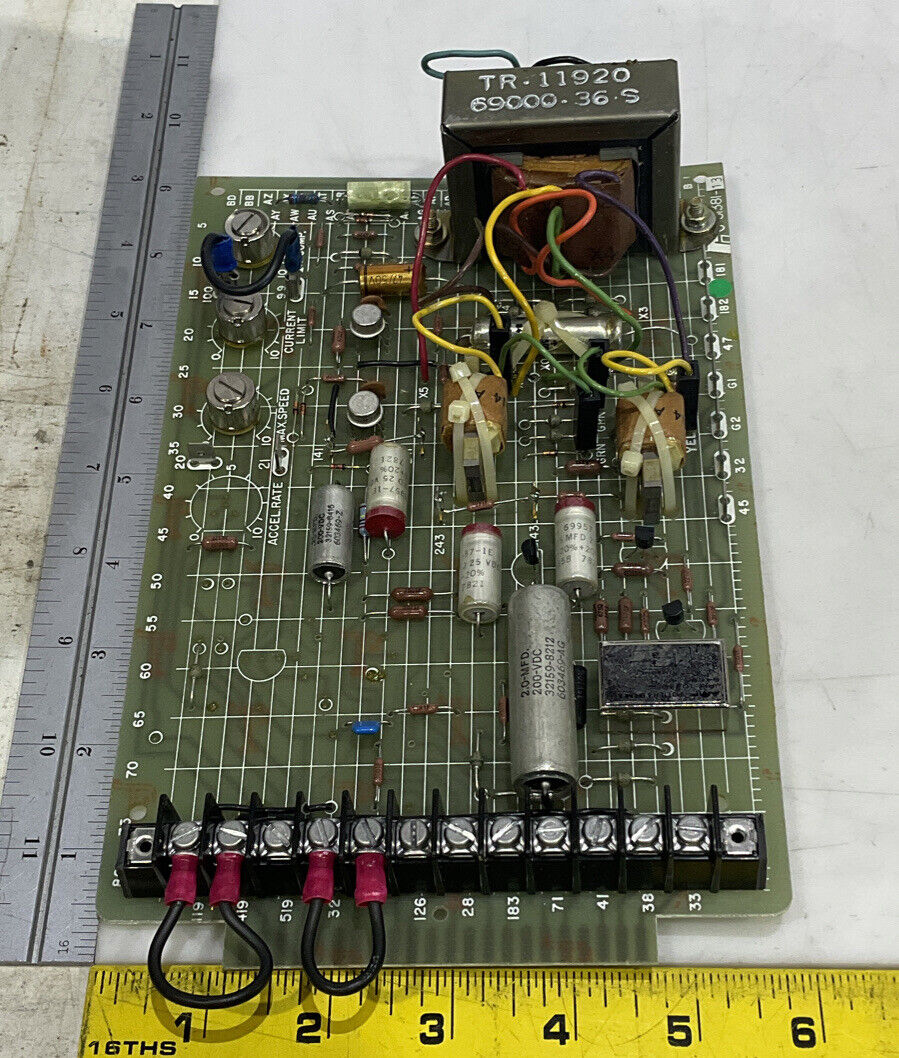 RELIANCE ELECTRIC 0-51381-13 PRINTED CIRCUIT CONTROLLER CARD 39C 373
