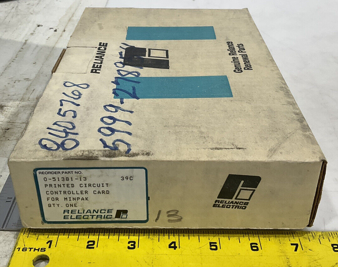 RELIANCE ELECTRIC 0-51381-13 PRINTED CIRCUIT CONTROLLER CARD 39C 373