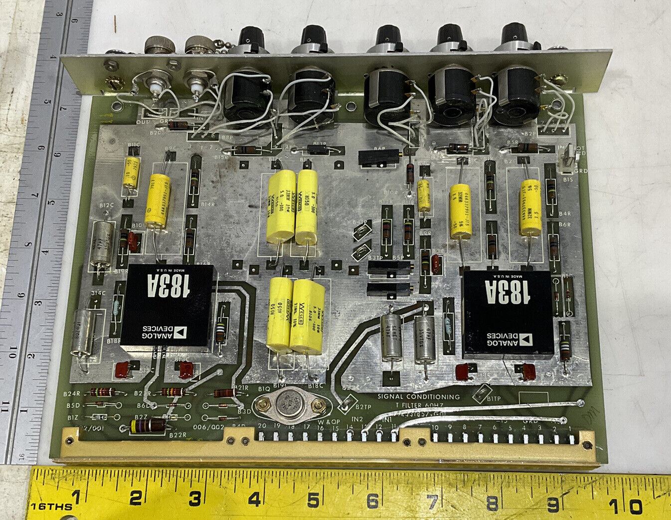 GENERAL ELECTRIC 44C331857-G01 SIGNAL CONDITIONING T FILTER 60HZ 373