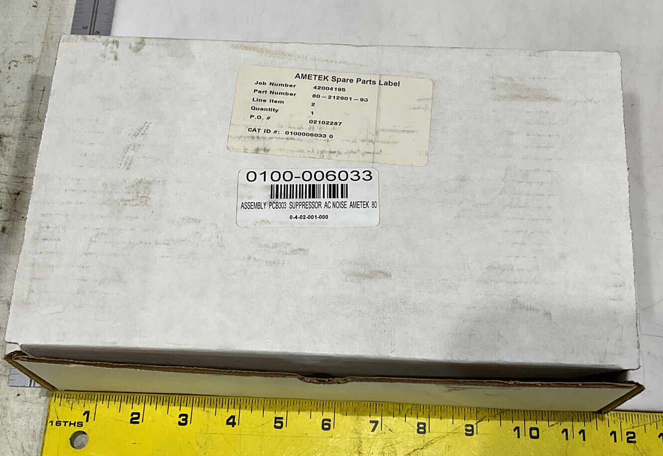AMETEK SOLID STATE 80-212901-90 REV B NOISE SUPPRESSOR ASSEMBLY 373