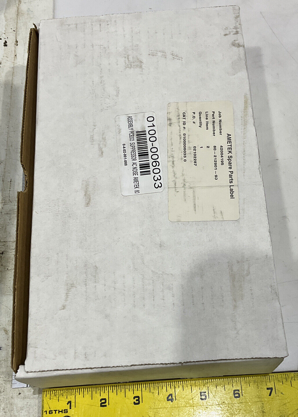 AMETEK SOLID STATE 80-212901-90 REV B NOISE SUPPRESSOR ASSEMBLY 373