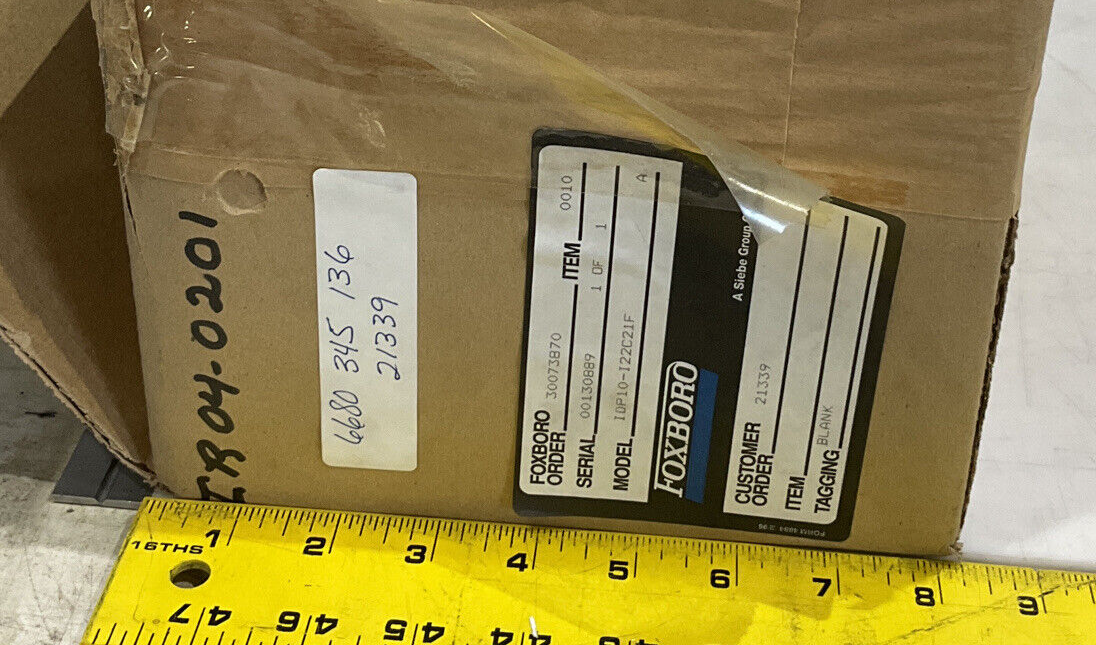 FOXBORO IDP10-A IDP10-I22C21F INTELLEGENT CELL TRANSMITTER 373