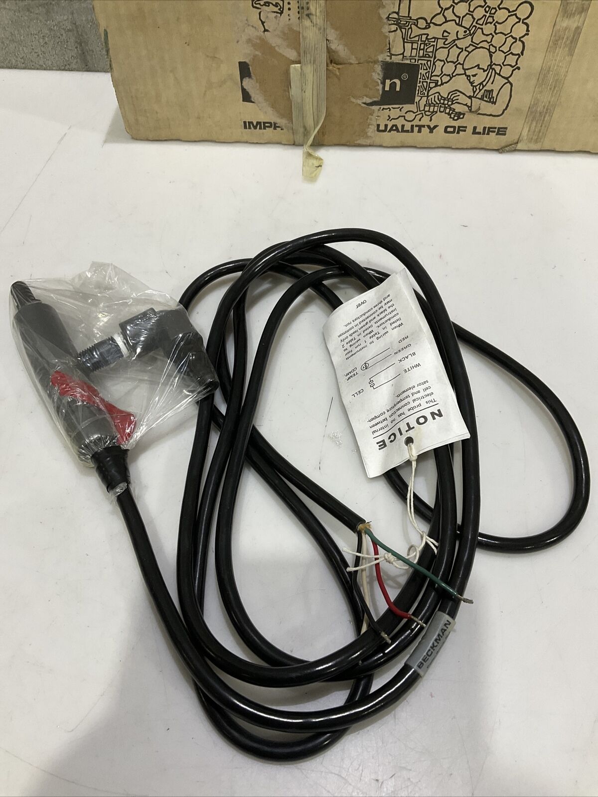 BECKMAN PD002-KFX24 Z-10 CONDUCTIVITY CELL 373